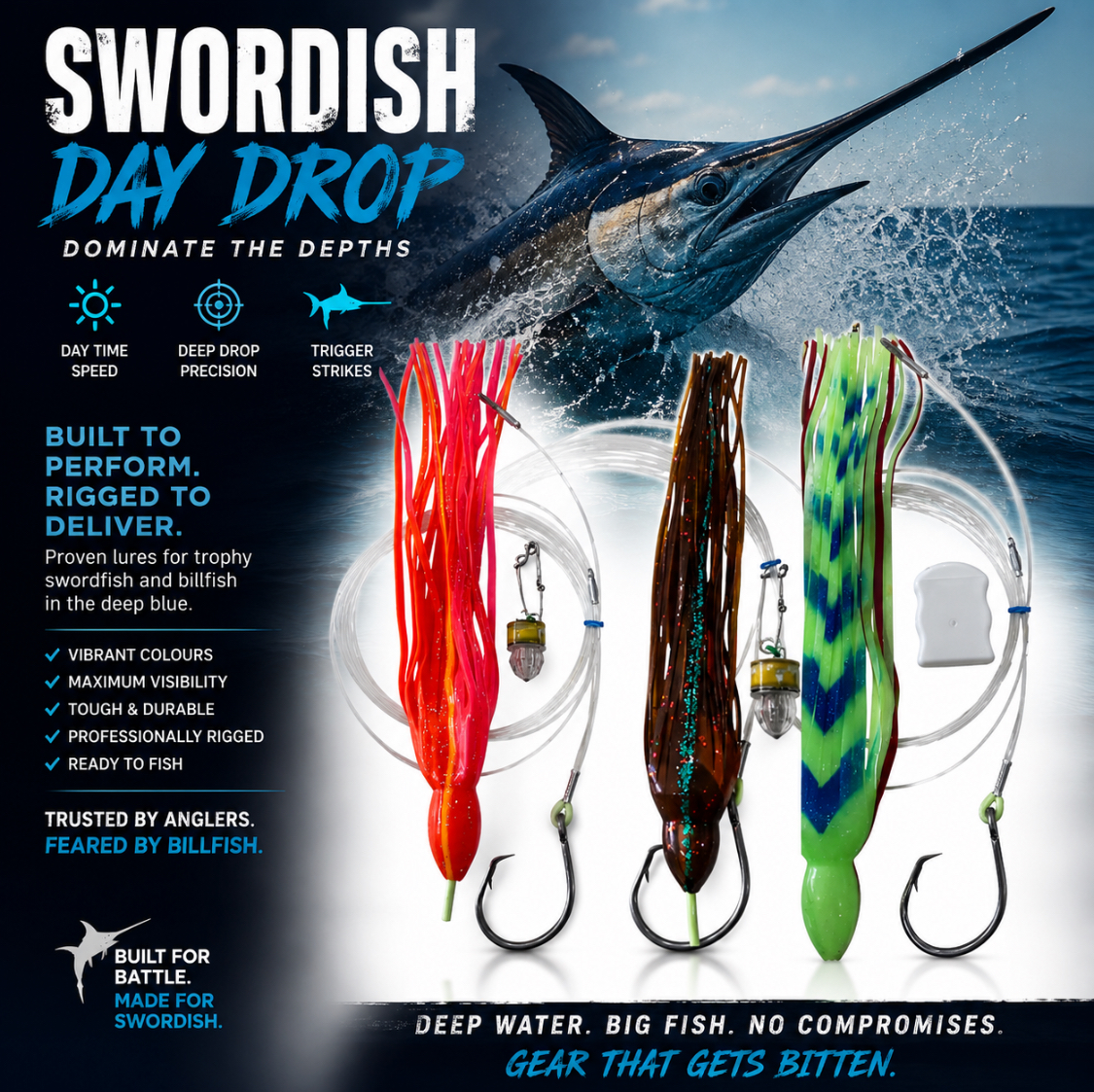 3pack SWORDFISH RIGS