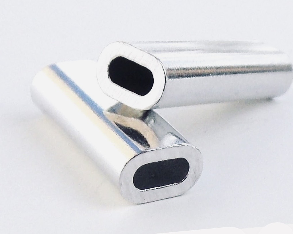 Alloy crimps 2mm ID